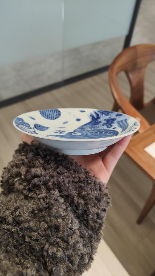 【朗瓷阁】仿清大鳜鱼撇口壶承 商品图2