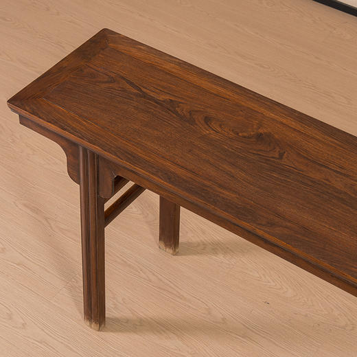 清 黄花梨夹头榫刀牙板平头案 商品图1