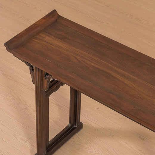 清 红木夹头榫如意云纹带托泥翘头案 商品图3