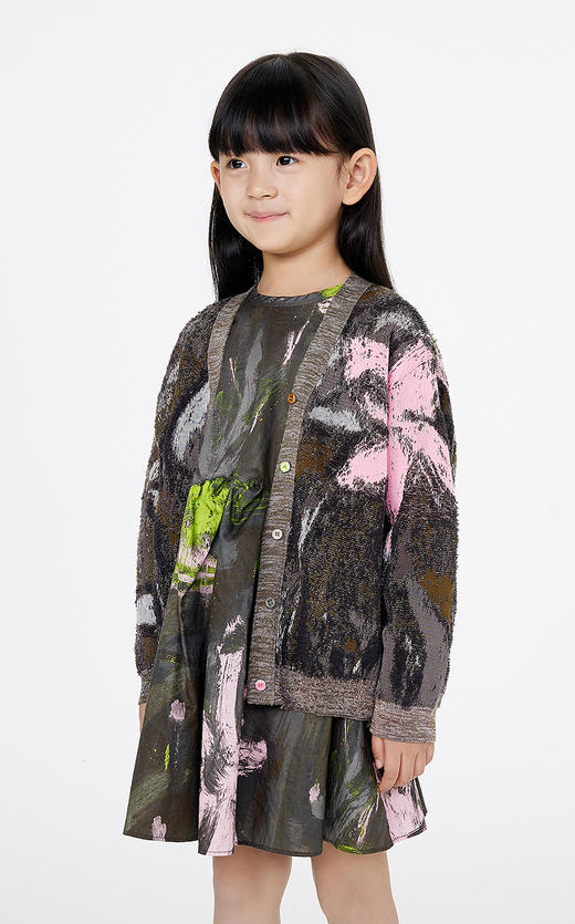 jnby   25年春款  中长款开襟针织衫  1P2312230 商品图9