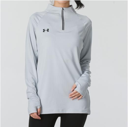 UnderArmour/安德玛  运动半开拉链长袖T恤 浅灰色24600603-009 商品图0