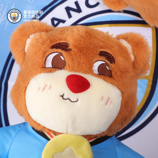 【官方正版】曼城俱乐部 | 金牌小熊玩偶足球迷毛绒公仔礼物 商品图3