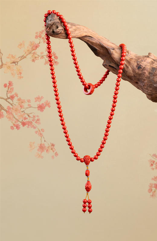 朱砂108颗念珠 商品图1