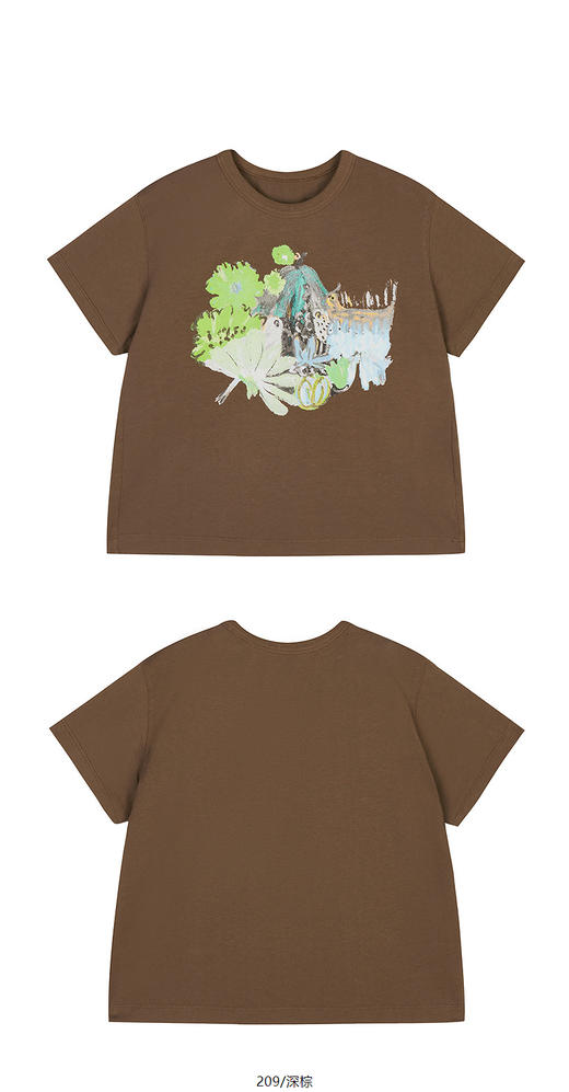 jnby  25年春款  短袖T恤   1P2112050 商品图9