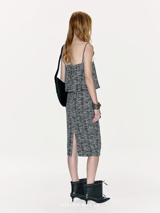 【银河之光】小香风修身铅笔弹力半裙 商品图2