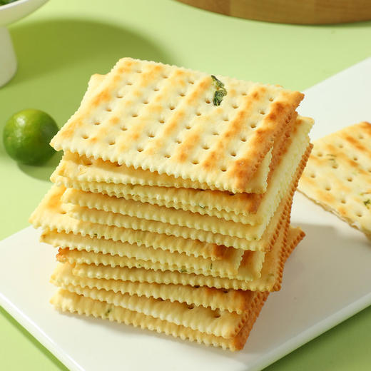 【味滋源】香葱苏打饼干400g 整盒无蔗糖休闲时光饼干零食早餐代餐饱腹 商品图5