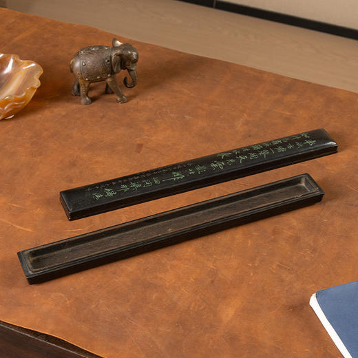 清 紫檀诗文笔盒 商品图3