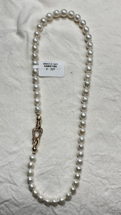 蜜玴鎏金丨马鞍扣珍珠项链 商品图0