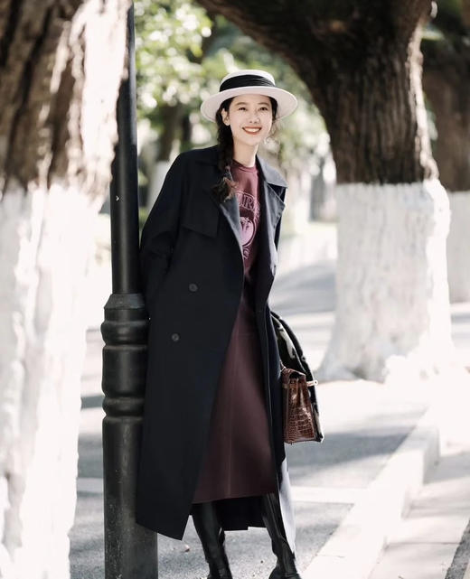 超划算速抢❗100%羊毛！【礼挚高端定制品牌】孙俪、刘涛、高圆圆众多明星同款！👊自带气场的经典风衣式羊毛大衣！✅高克重，挺阔有型！软糯如云朵般🆓单穿都不扎皮肤🔥保暖性极强！ 商品图7