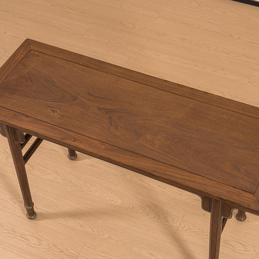 清 红木夹头榫刀牙板平头案 商品图2