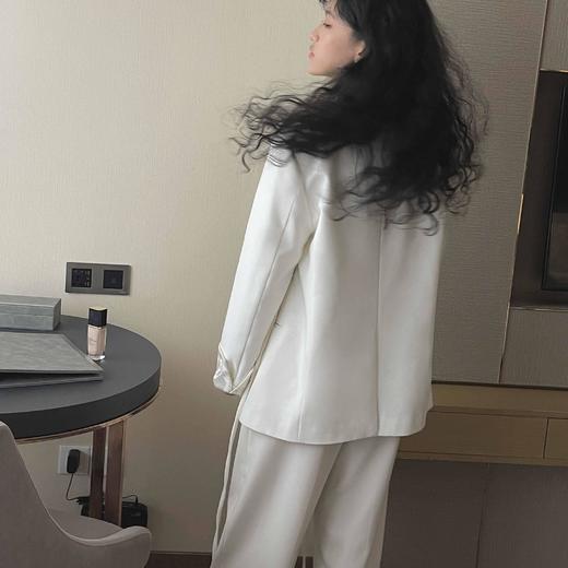 顺丰包邮洛诗琳04832早春新款立领中国风抽绳系带西装外套295205 商品图3