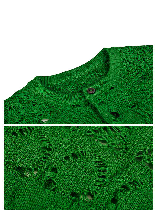 jnby  25年春款  短款开襟针织衫 YP2311590 商品图12