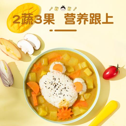 贝贝日记原味果蔬咖喱减盐40%100g/盒*2 商品图4