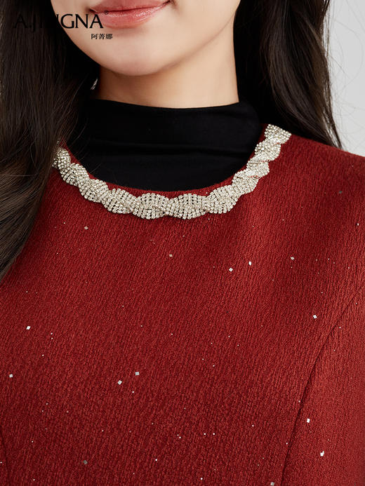 【优雅贵族】阿菁娜千金小礼服香风背心套装连衣裙F30C230002 商品图4