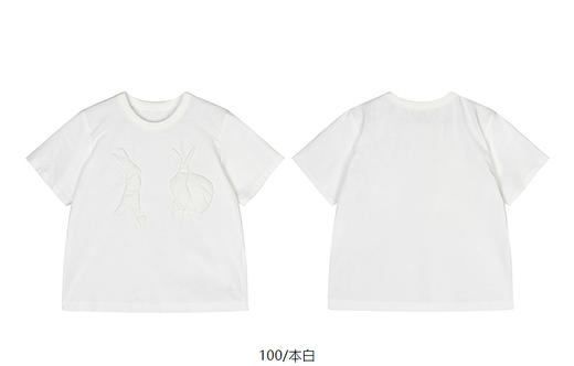 jnby  25年春款  短袖T恤  1P2110810 商品图12