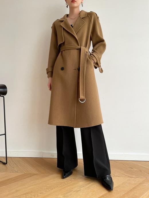 超划算速抢❗100%羊毛！【礼挚高端定制品牌】孙俪、刘涛、高圆圆众多明星同款！👊自带气场的经典风衣式羊毛大衣！✅高克重，挺阔有型！软糯如云朵般🆓单穿都不扎皮肤🔥保暖性极强！ 商品图14