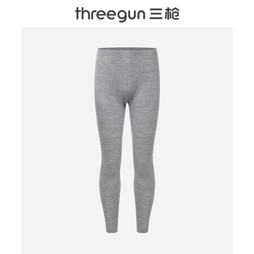 Threegun三枪 金钻羊毛男长裤-61335B021 商品图0