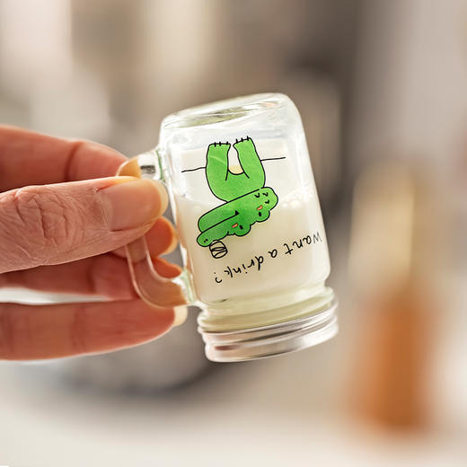 摩登主妇动物派对迷你咖啡浓缩液分装瓶透明小密封罐玻璃瓶储存罐 商品图1