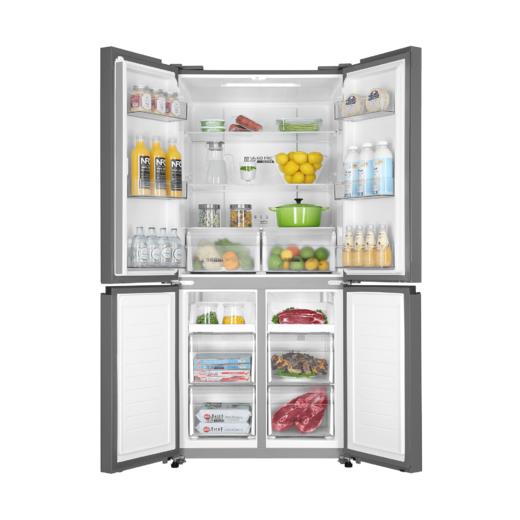 海尔（202883）冰箱BCD-471WGHTDEDSW彩晶变频1级风冷无霜 超薄箱体、厨装一体 压机风机双变频设计 三挡变温 DEO净味系统 商品图1