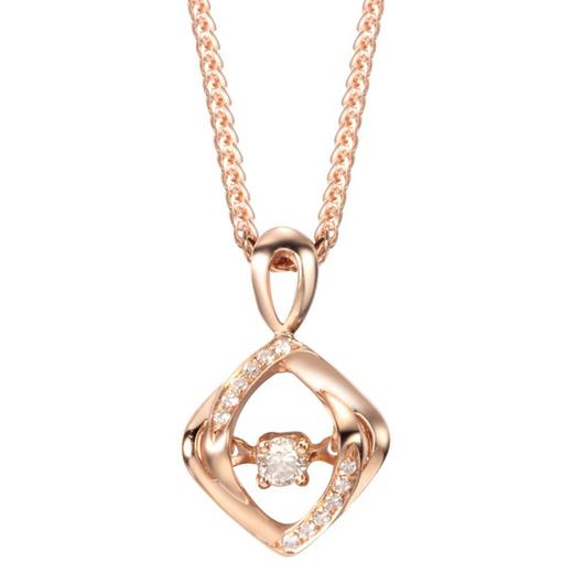 【1件7.5折】18k金灵动钻石项链 闪耀百搭项链套链女士礼物MEMORA诗普琳DN0249 商品图0