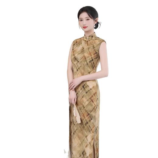 GSJ9320 民国风复古改良旗袍2025新款老上海年轻款少女日常素雅高端连衣裙 商品图4