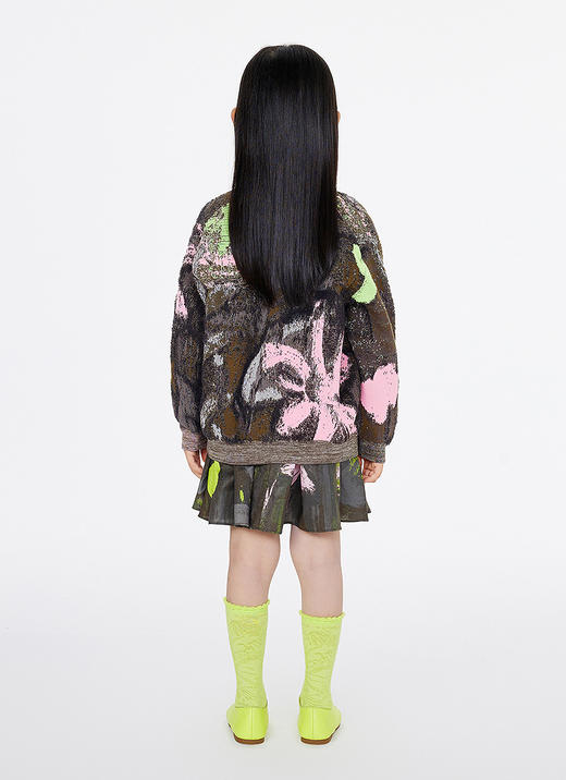 jnby   25年春款  中长款开襟针织衫  1P2312230 商品图12