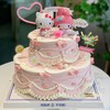 KT猫&美乐蒂蛋糕（蛋糕需提前6小时下单，不接急单）【页面往下拉，有尺寸和口味选择】 商品缩略图1