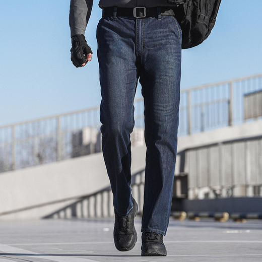 直筒龙牙隐之冰岩cordura战术通勤直筒牛仔裤 商品图1