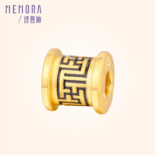 瑞彩路路通转运珠 足金黄金转运珠男女情侣款MEMORA诗普琳HP463201、HP463202 商品图0