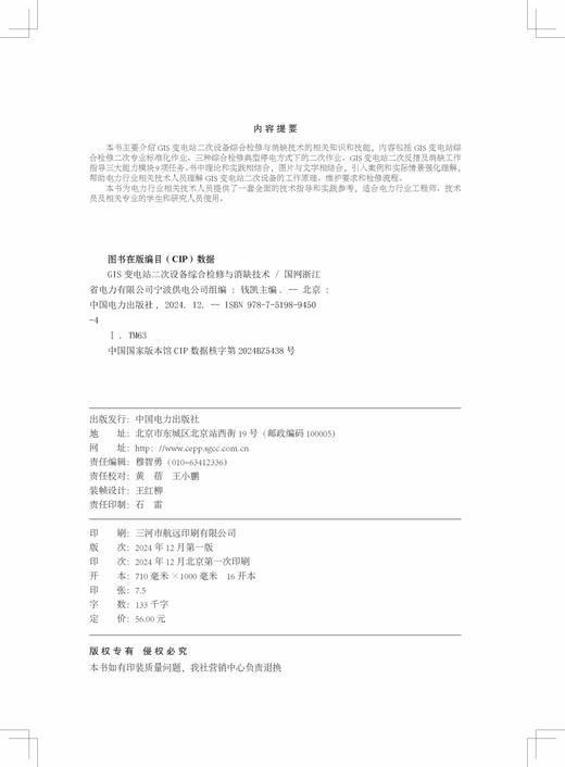 GIS变电站二次设备综合检修与消缺技术 商品图3