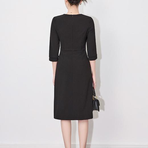 【高货wl】全新升级【铂金会员339/天猫459/差价120】(61432) 洛诗琳法式高级感气质连衣裙重工亮片编织拼接包臀裙子 商品图4