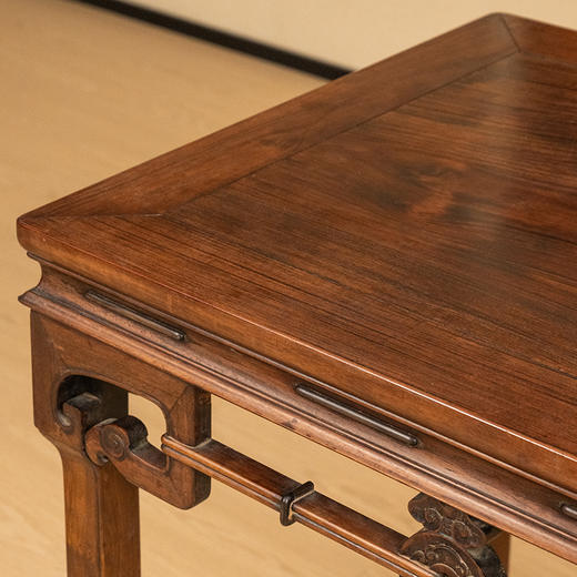 清 红木拱璧纹画桌 商品图1