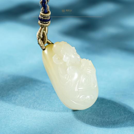 新疆国玉盟世玉・福满财临 | 财运亨通 大师款白玉财神【带证书·顺丰物流】 商品图2