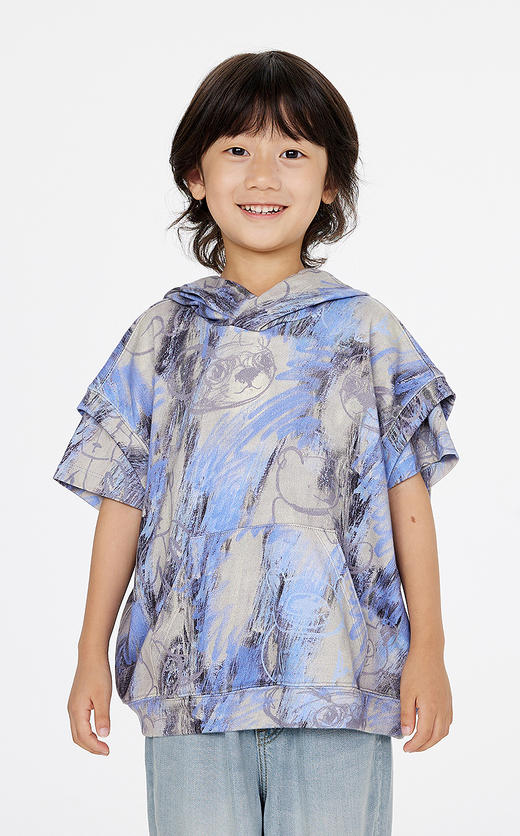 jnby  25年春款  连帽套头卫衣  1P2410660 商品图3