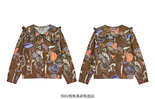 jnby  25年春款  短款开襟针织衫  1P2311980 商品图12