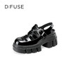 Dfuse迪芙斯2025春季新款透气休闲凉鞋复古风增高罗马凉鞋DFD1115112 商品缩略图1