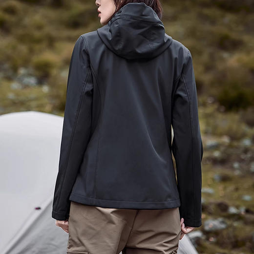 裁缝学苑AQ418连帽软壳外套纸样女装高弹运动上衣防泼水登山服样板 商品图3