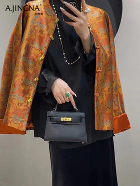 【矜贵气韵】阿菁娜新舒东方之姿新中式外套F30C207003