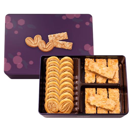 【蝴蝶酥扁桃仁条礼盒】中国香港原装进口盛载蝴蝶酥与扁桃仁条两种口味千层酥饼干零食糕点送礼 商品图4