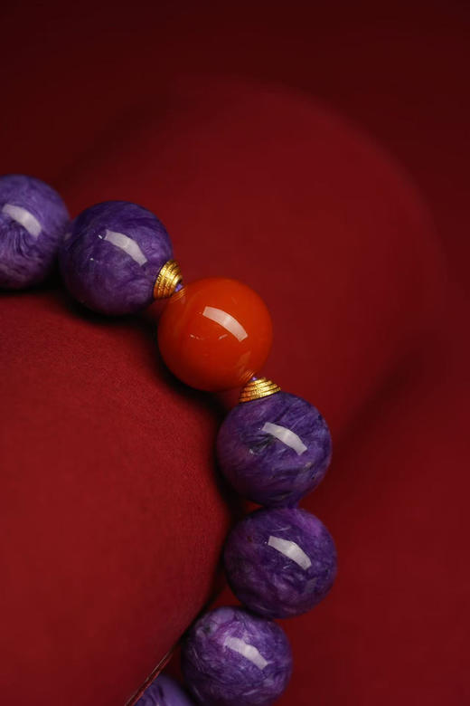 “九紫离火”紫龙晶&南红 商品图5