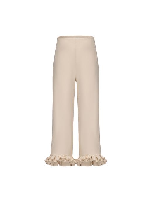 【云朵蛋卷】下摆立体多层卷边直筒九分裤 商品图4