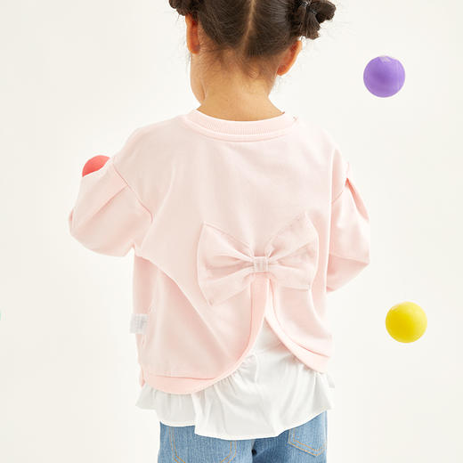 Cucutas女幼童长袖卫衣CY25SPW709粉红（90#-120#） 商品图5