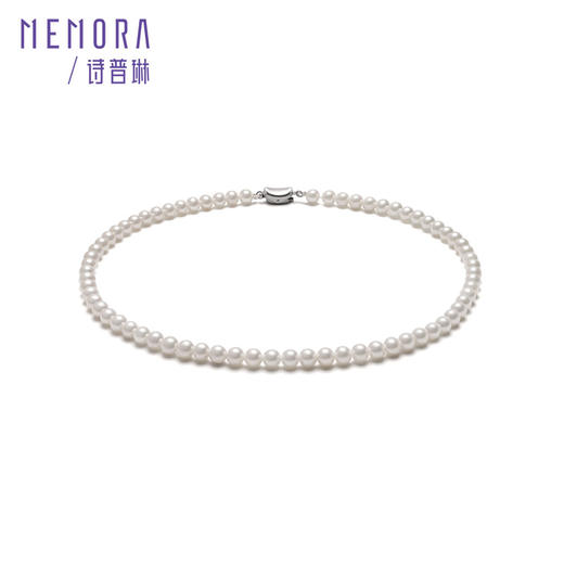 【积分抵值】珍珠项链 简约百搭银S925珍珠项链女士礼物MEMORA诗普琳ZN001002 商品图4