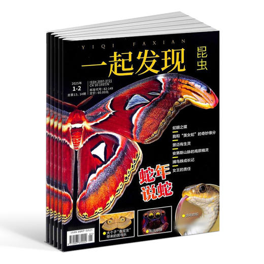 一起发现昆虫（自然科普 走近自然）2026年1月起订（1年共12期）  8-15岁青少年 商品图1