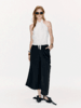 【飘翼】不规则飘片设计高腰九分阔腿裤2300039 商品缩略图0