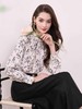 全新升级【铂金会员165/天猫219/差价54】(62210)洛诗琳法式碎花长袖衬衫女春季2025新款气质通勤雪纺衫上衣 商品缩略图0
