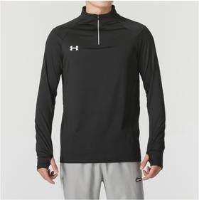UnderArmour/安德玛  运动半开拉链长袖T恤 黑色24600603-001
