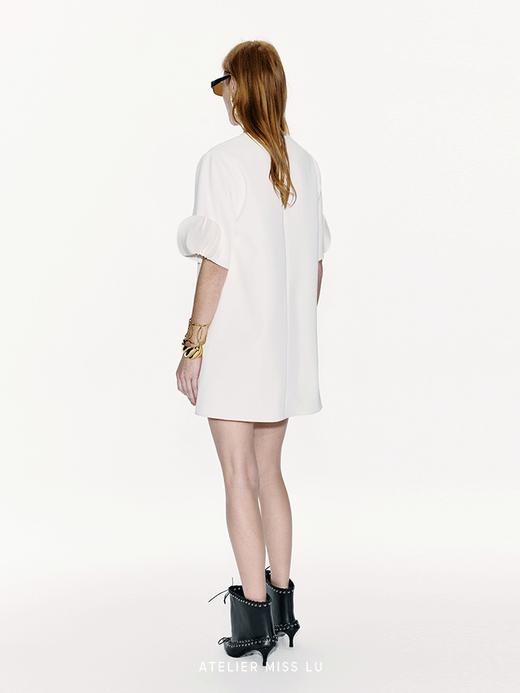 【杜维埃夏日】层叠圆片拼接设计A字连衣裙 商品图3