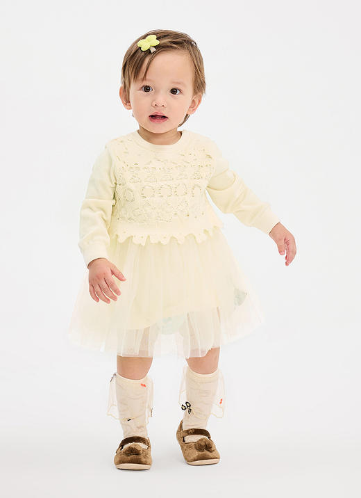 jnby   25年春款  长袖毛衫连衣裙  YP2G11840 商品图4