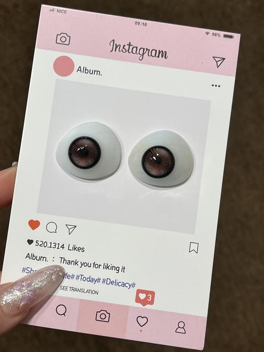 Huohuocon半年抛-黑绒蝶翼（COS专用高遮瞳片、介意勿拍） 商品图12